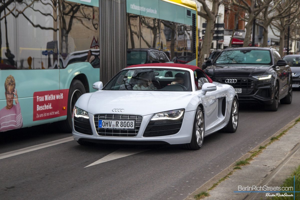 Audi R8 V10 Spyder spotted in Berlin — BerlinRichStreets
